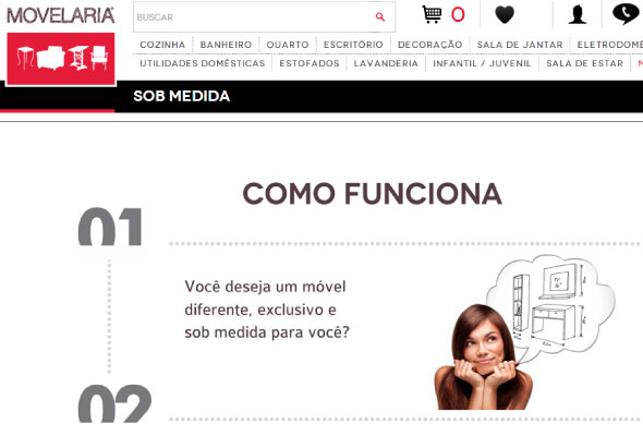 Movelaria On Line lança recurso para envio de projetos sob medida