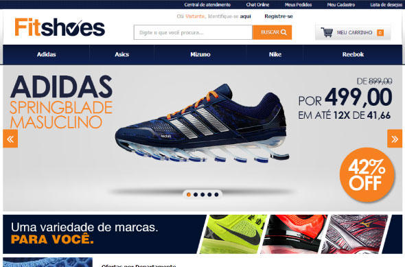 FitShoes lança nova loja virtual