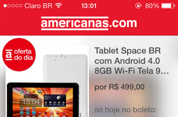 Americanas.com lança nova versão do site e aplicativo mobile