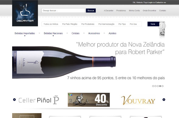 Decanter reformula plataforma de e-commerce