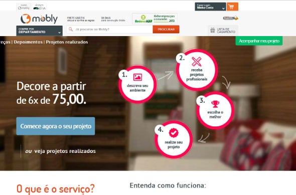 Mobly lança projeto para ajudar e-consumidor a decorar seu lar