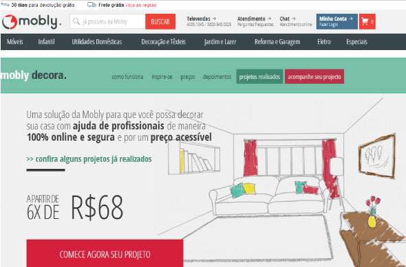 Mobly lança projeto Decora