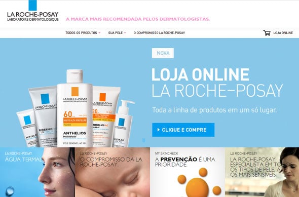 La Roche-Posay, da L’Oréal, lança e-commerce no Brasil