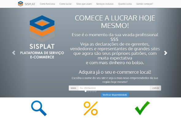 Sisplat chega ao mercado para atuar como shopping virtual para o setor de serviços