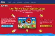 Acesso e MasterCard lançam cartão pré-pago Angry Birds no Brasil