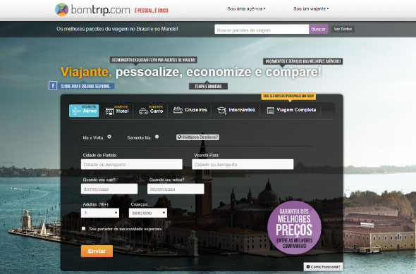 BomTrip chega ao mercado prometendo esquentar o segmento de turismo online