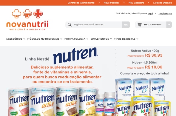 Nova Nutrii lança loja virtual mirando melhor atendimento ao cliente