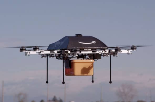 Amazon busca agilizar início de entregas com aeronaves não tripuladas