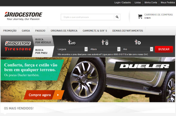 Bridgestone expande operação para todo o Brasil