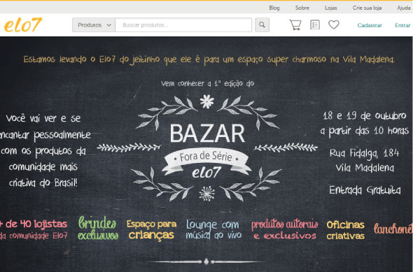 Elo7 realiza a primeira edição do “Bazar Fora de Série”