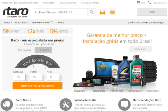 Itaro amplia oferta de produtos e passa a comercializar acessórios automotivos