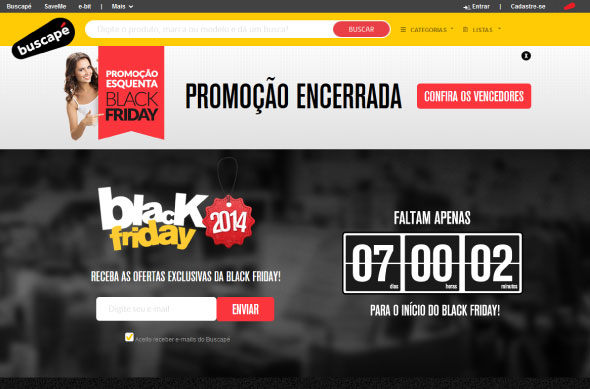 Buscapé lança pacote de serviços para o Black Friday 2014