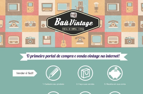 Novo marketplace foca na venda de produtos retrô e vintage