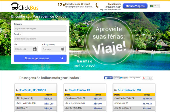 App ajuda a economizar na compra de passagens de ônibus durante as férias