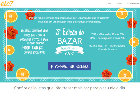 Elo7 realiza terceira edição do Bazar Fora de Série