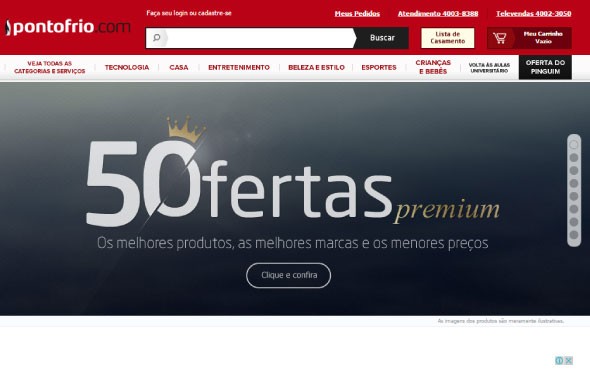 Pontofrio.com lança novo recurso para visualização online de ambientes decorados