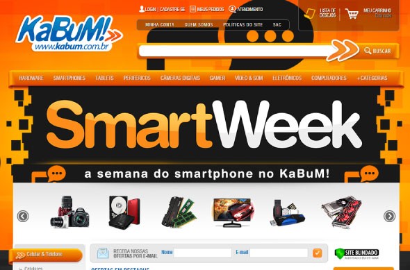 KaBuM! realiza liquidação de smartphones “SmartWeek”