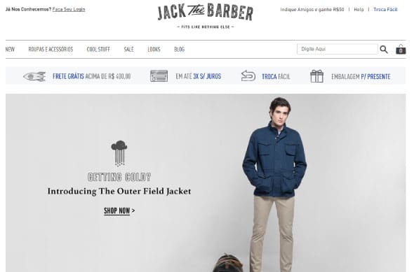 Jack the Barber traz inverno com influências militar e Lumberjack