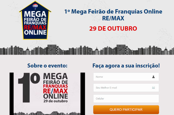 RE/MAX Brasil realiza “1º Mega Feirão online de franquias”