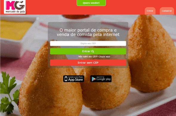 Marketplace promete facilitar a inclusão digital dos pequenos vendedores de comida na internet