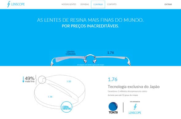 Loja online traz as lentes mais finas do mundo para o mercado óptico brasileiro